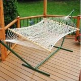 cheap rope hammock with stand set
